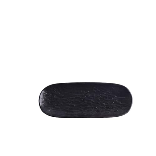 Stapelbare Moderne Essteller Frosted Stone Grain Rechteckige Platte Kreative Sushi Frühstück Haushalt und Gewerbe Keramik von SAMCIOI