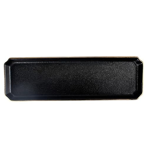 Stapelbare Moderne Essteller Japanisches Tablett, kreatives rechteckiges Sushi-Tablett, Retro-Restaurant-Geschirr, Snack-Tablett Stapelbare Moderne Essteller Japanisches Tablett, kreatives rechteckiges Sushi-Tablett, Retro-Restaurant-Geschirr, Snack-Tablett von SAMCIOI