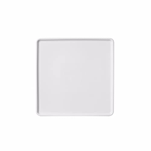 Stapelbare Moderne Essteller Kreative quadratische Keramikplatte Western Dessert Steak Pasta Flache Platte Haushaltsgeschirr von SAMCIOI