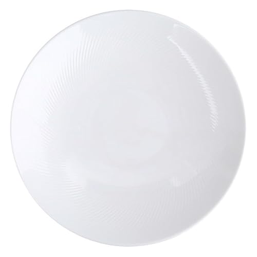 Stapelbare Moderne Essteller Reines Weiß Relief Western Steak Flache Platte Haushalt Gericht Keramik Kreative Platte von SAMCIOI