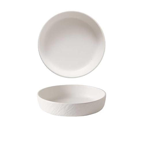 Stapelbare Moderne Essteller Servierteller Deep Dish Home Kitchen Restaurant Runder Suppenteller Stapelbare Moderne Essteller Servierteller Deep Dish Home Kitchen Restaurant Runder Suppenteller von SAMCIOI