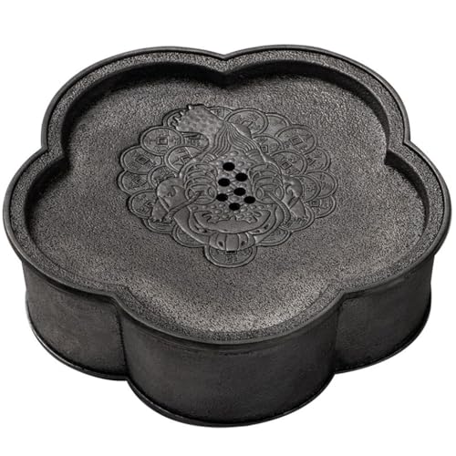 Teetablett 15,3 * 5,5 cm Retro Wasser Lagerung Trockenen Tee Tablett Kleine Teekanne Halter Hause Kung Fu Tee-Set Tablett für draußen von SAMCIOI