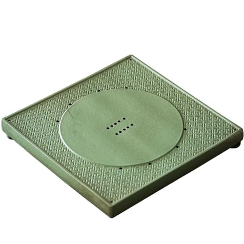Teetablett Chinesischen Stil Arbeitsplatte Dual-zweck Tee Tablett Keramik Kung Fu Tee-Set Trockenen Hause tisch Tablett für draußen von SAMCIOI