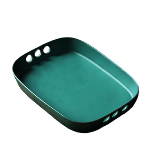 Teetablett Keramik-Tee-Tablett, einlagig, trockenes Blasen-Tablett, rechteckiges Haushalts-Sushi-Tablett, Dessert-Tablett, Obst-Tablett, Tee-Tablett Tablett für draußen Teetablett Keramik-Tee-Tablett, einlagig, trockenes Blasen-Tablett, rechteckiges Haushalts-Sushi-Tablett, Dessert-Tablett, Obst-Tablett, Tee-Tablett Tablett für draußen von SAMCIOI