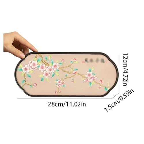 Teetablett Kreative Tee Tablett Haushalt Topf Halter Chinesischen Stil Trockenen Brau Tisch Retro Tee-Set Wasser Lagerung Tablett für draußen von SAMCIOI