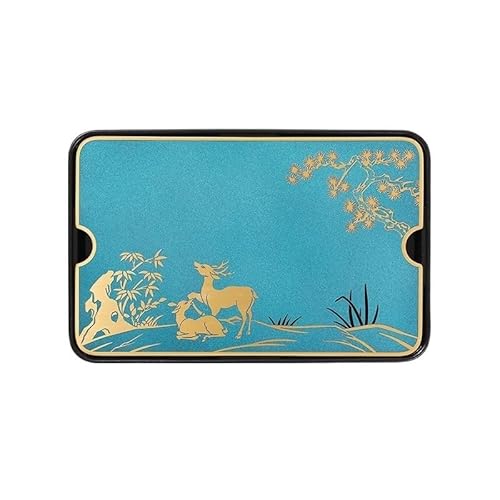 Teetablett Rechteckiges Teetablett for den Haushalt, Wohnzimmer, Wasserspeicher, Trockenbrühtisch, chinesischer Keramik-Teetisch, Tee-Meer-Teetablett Tablett für draußen Teetablett Rechteckiges Teetablett for den Haushalt, Wohnzimmer, Wasserspeicher, Trockenbrühtisch, chinesischer Keramik-Teetisch, Tee-Meer-Teetablett Tablett für draußen von SAMCIOI
