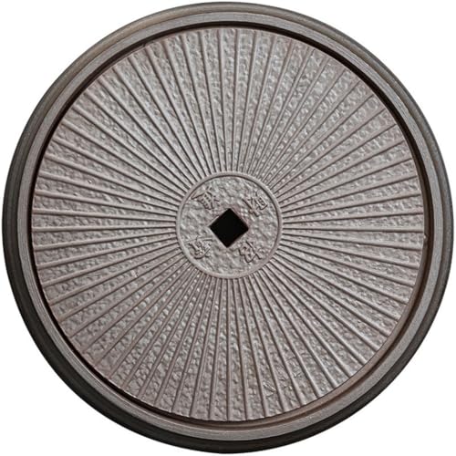 Teetablett Retro Keramik Tee Tablett Haushalt Kung Fu Tee-Set Wasser Lagerung Tisch Meer Runde Trockenen tee Tablett für draußen von SAMCIOI