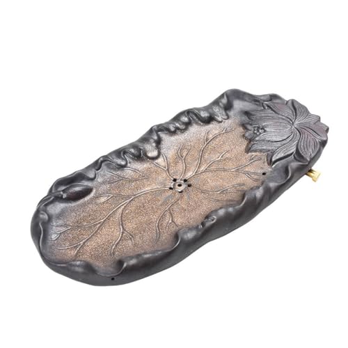 Teetablett Retro Keramik Wasser Lagerung Tee Tablett Haushalt Trockenen Tisch Kreative Blumen Muster Meer Tablett für draußen von SAMCIOI