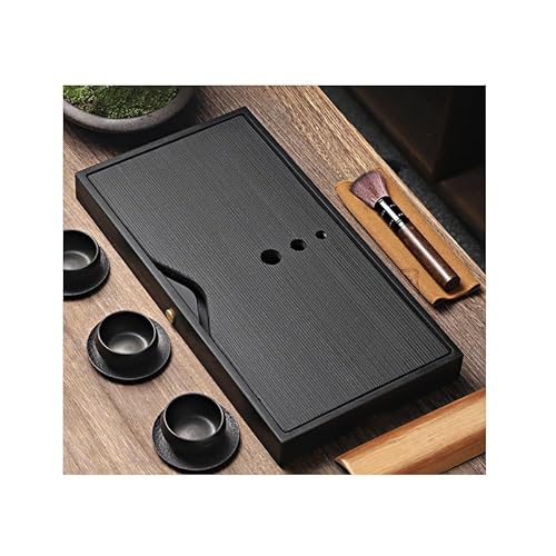 Teetablett Teetablett Home Moderner einfacher Stein-Teetisch mit doppeltem Verwendungszweck, trockenes Teetablett, kleines Tee-Meer-Teetablett Tablett für draußen Teetablett Teetablett Home Moderner einfacher Stein-Teetisch mit doppeltem Verwendungszweck, trockenes Teetablett, kleines Tee-Meer-Teetablett Tablett für draußen von SAMCIOI