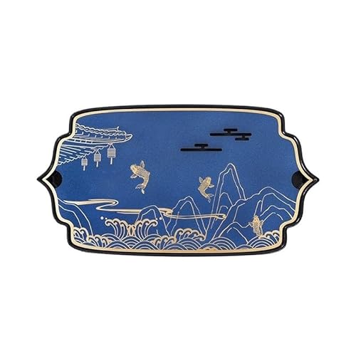 Teetablett Teetablett Relief Home Wohnzimmer Wasserspeicher Trockener und nasser Teetisch, Tablett Kung Fu Teeservice Keramik Teetablett Tablett für draußen Teetablett Teetablett Relief Home Wohnzimmer Wasserspeicher Trockener und nasser Teetisch, Tablett Kung Fu Teeservice Keramik Teetablett Tablett für draußen von SAMCIOI