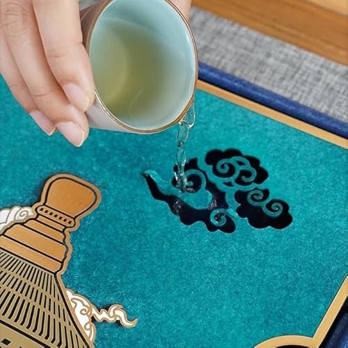 Teetablett Teetablett for den Haushalt, Wasserspeichertyp, Teetisch, Keramikboden, Tee, Meer, Kung-Fu-Teeservice, Trockenbrüh-Teetablett Tablett für draußen Teetablett Teetablett for den Haushalt, Wasserspeichertyp, Teetisch, Keramikboden, Tee, Meer, Kung-Fu-Teeservice, Trockenbrüh-Teetablett Tablett für draußen von SAMCIOI