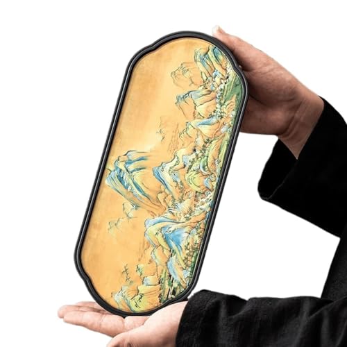 Teetablett Verdickter Teetisch, trockener Tee-Tablett, Haushalt, Keramiktopf, chinesischer Stil, Tee-Set, Zubehör Tablett für draußen Teetablett Verdickter Teetisch, trockener Tee-Tablett, Haushalt, Keramiktopf, chinesischer Stil, Tee-Set, Zubehör Tablett für draußen von SAMCIOI