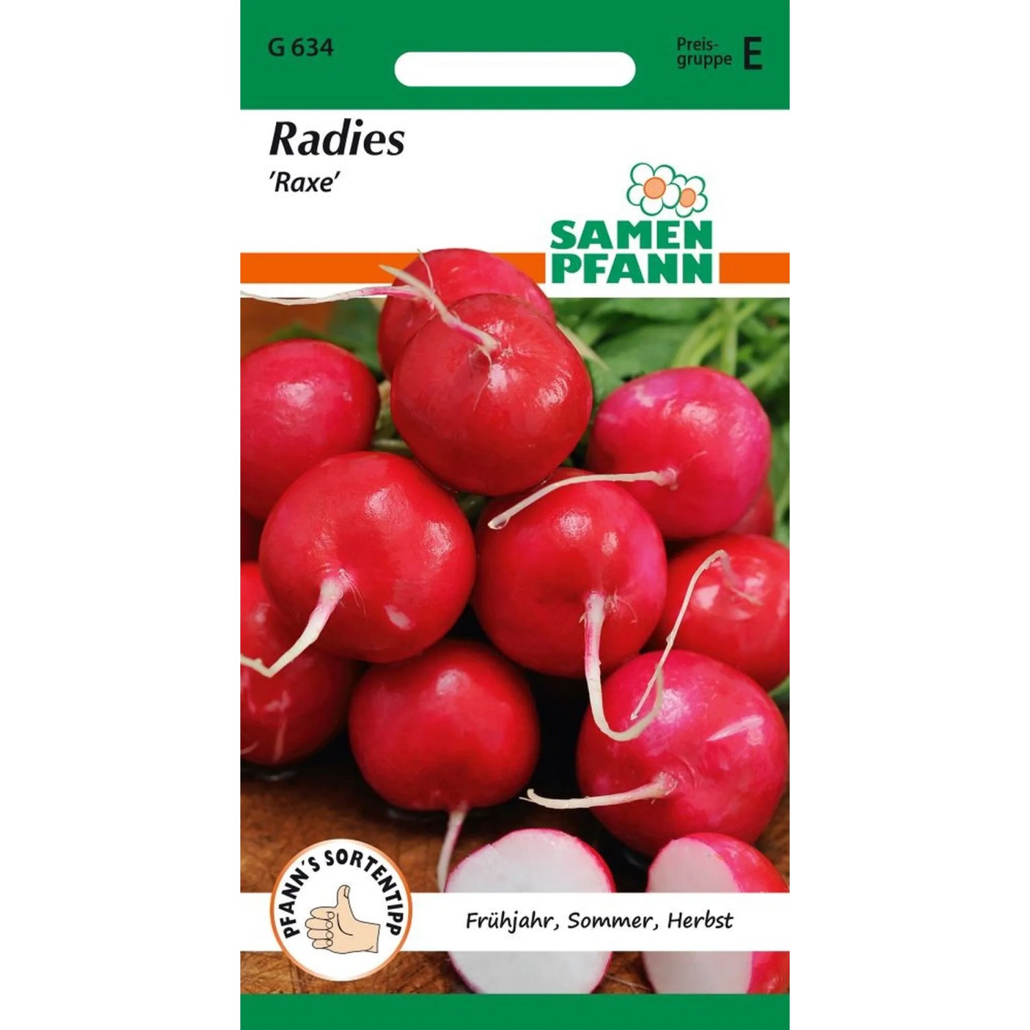 SAMEN PFANN Radies Raxe Kleinpackung von SAMEN PFANN