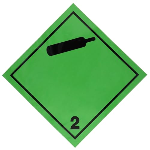 Aufkleber nicht entzündbare und nicht gifte Gase 250x250mm Sticker ADR Hinweis Aufkleber nicht entzündbare und nicht gifte Gase 250x250mm Sticker ADR Hinweis von SAMETRUCK