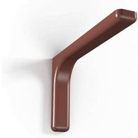 Paket 2 verchromte Zinkstahl -Stützklammern mit plastischer Abdeckung zum Befestigen der Wandregale - Brown24 cm - Brown Paket 2 verchromte Zinkstahl -Stützklammern mit plastischer Abdeckung zum Befestigen der Wandregale - Brown24 cm - Brown von SAMIT