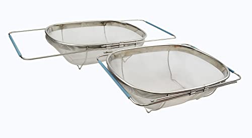 SAMMART Siebkorb für die Spüle, oval, erweiterbar (2) von SAMMART