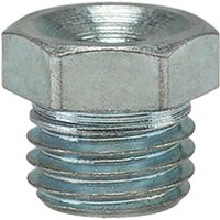 Trichterschmiernippel D1 DIN3405 M6 x 1 mm Form A SW 7 mm 6-kant von SAMOA-HALLBAUER
