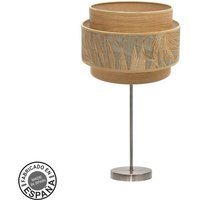 FABRILAMP Lampe de Tischlampe Large Samoa 1xe27 Leder/Kamel 30d von SAMOA