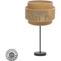 Fabrilamp Lampe de Tischlampe Large Samoa 1xe27 Schwarz/Kamel 30d von SAMOA