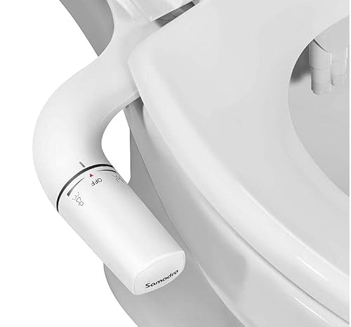 SAMODRA Bidet Aufsatz,LC-B007 Bidet,G3/8" T-Adapter und 75cm Schlauch von SAMODRA