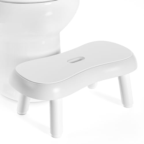 SAMODRA Toilettenhocker Erwachsene 17 cm bis 23 cm verstellbare Höhen - Badhocker/WC Klohocker - Kniebeugenhaltung verbessert die Darmgesundheit und lindert Verstopfung von SAMODRA