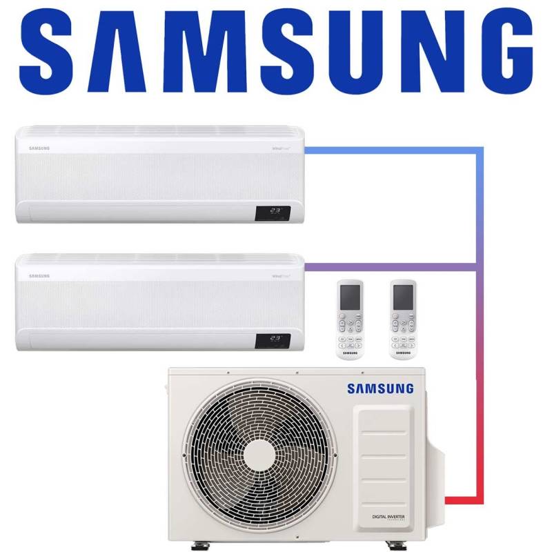 Samsung 2x Wind-Free Elite AR 09 Wandgerät 2,5 kW mit Free Joint... Samsung 2x Wind-Free Elite AR 09 Wandgerät 2,5 kW mit Free Joint... von SAMSUNG