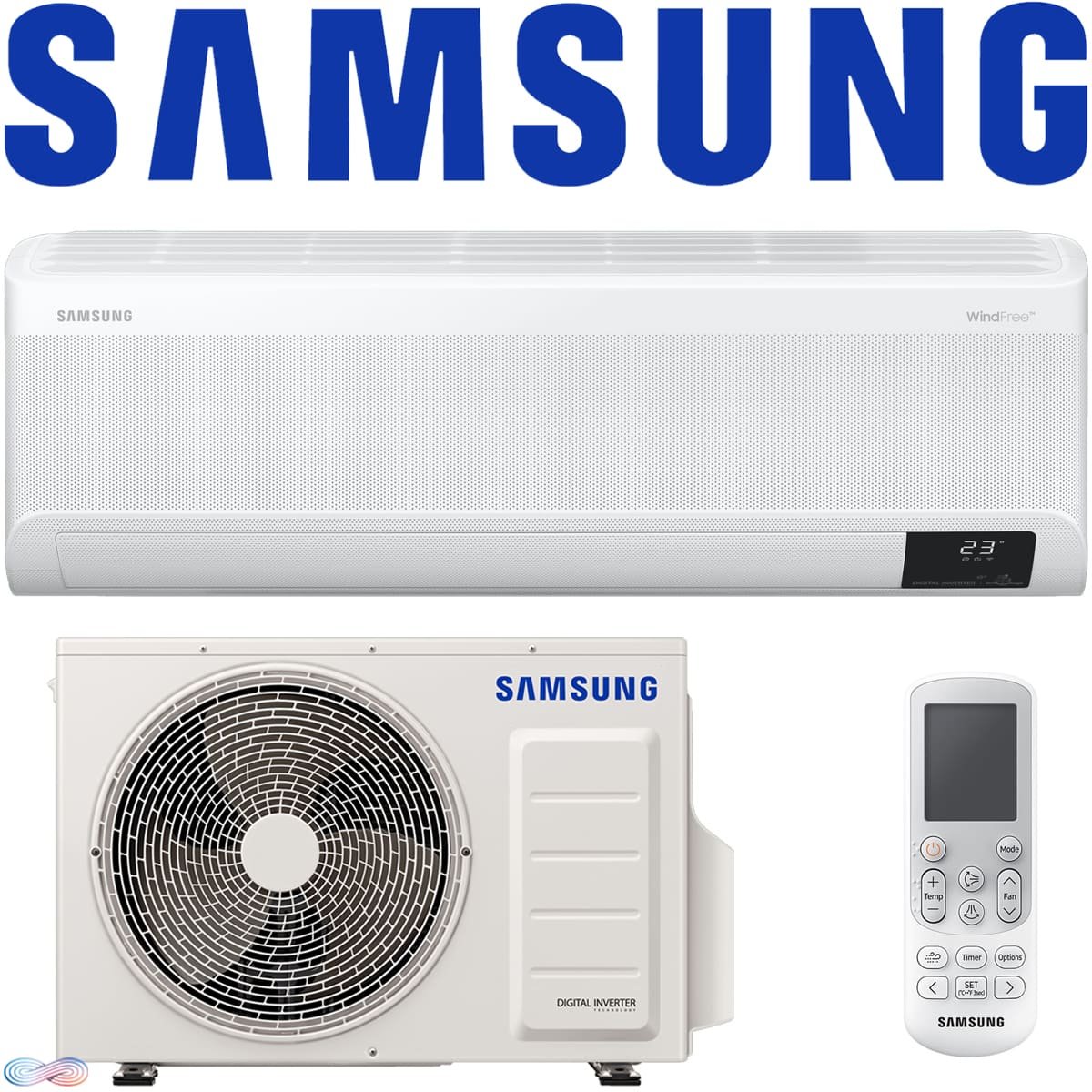 Samsung Klimaanlage Elite 3,5 kW Wind-Free AR12TXCAAWKN |... von SAMSUNG