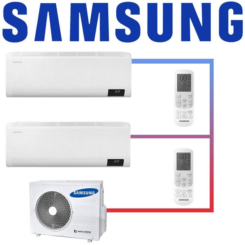 Samsung Multisplit 2x Wind-Free Standard AR 09 Wandgerät 2,5 kW... Samsung Multisplit 2x Wind-Free Standard AR 09 Wandgerät 2,5 kW... von SAMSUNG