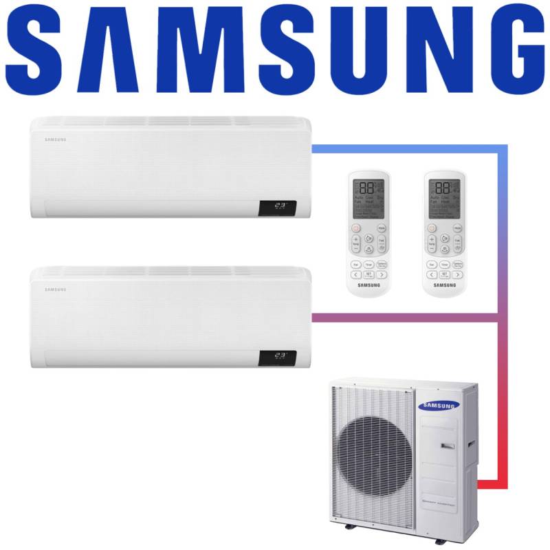 Samsung Multisplit 2x Wind-Free Standard AR 12 Wandgerät 3,5 kW... von SAMSUNG