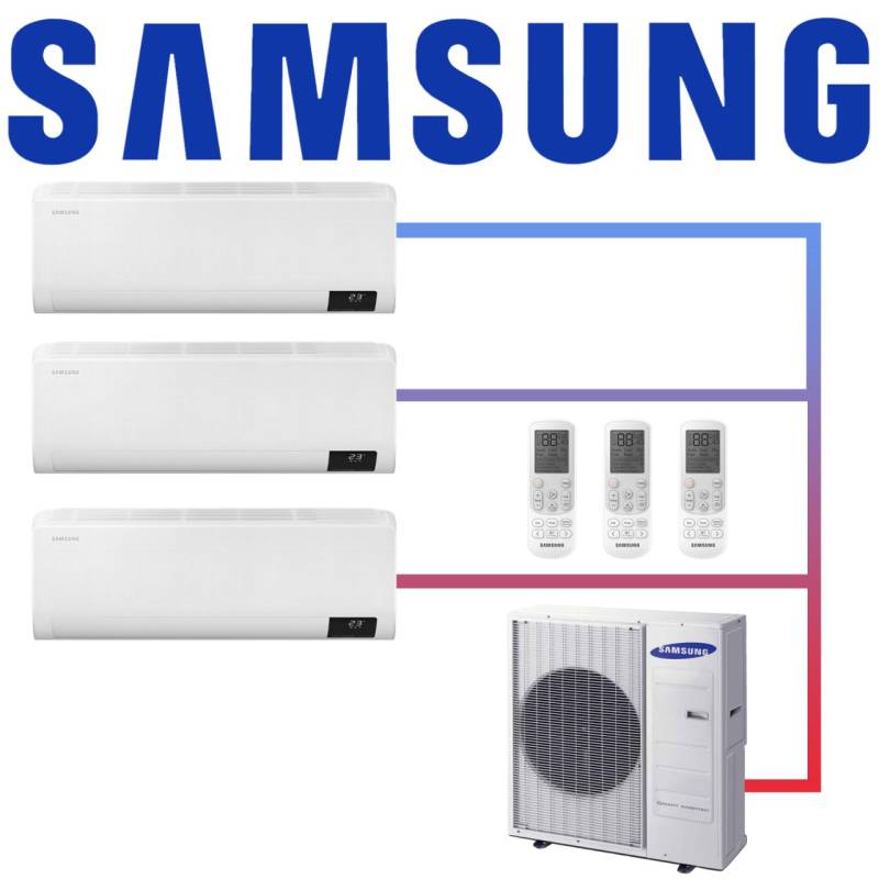 Samsung Multisplit 3x Wind-Free Standard AR 12 Wandgerät 3,5 kW... von SAMSUNG