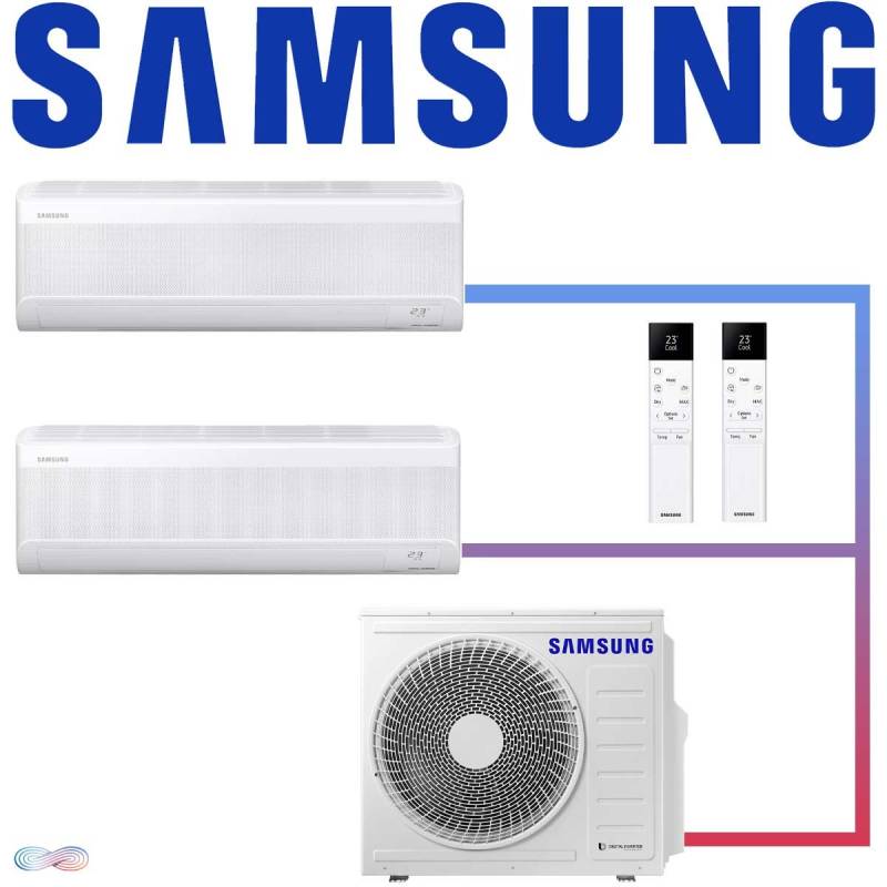 Samsung Wind-Free Standard Set 2× 5 kW Wandgerät + 10 kW Außengerät"" Samsung Wind-Free Standard Set 2× 5 kW Wandgerät + 10 kW Außengerät"" von SAMSUNG