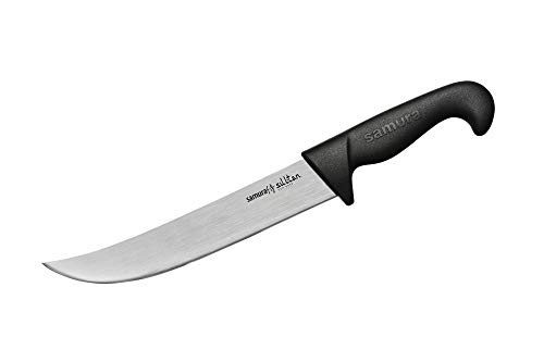 Samura SULTAN PRO Pichak-Messer 213 mm – Hochwertiges japanisches Küchenmesser mit schwarzem Griff für präzise Schneidetechniken und meisterhaftes Kochen. von SAMURA