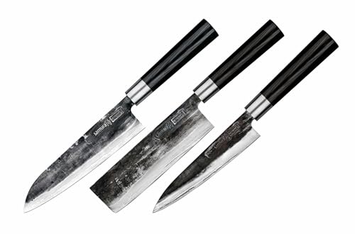 Samura Super 5 Professional Japanisches Küchenset mit drei Messern von SAMURA