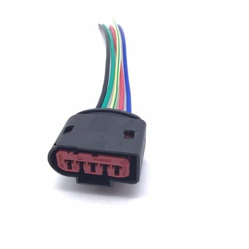 Luftqualitätssensor Fürs Auto Für A3 Für A4 1996 1997 1998 1999 2000 2001 2002 2003 2004 MAF LUFTMASSENMESSER 0280217121 0986280202 06A906461 Luftmengensensor(Only Connector) von SAMWDK