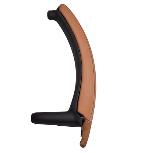 SAMWDK Türinnengriff Für E70 Für E71 Für X5 Für X6 2007 2008 2009 2010 2011 2012 2013 LHD RHD Auto-Innentür-Leder-Zuggriff-Halterungsverkleidung Autotürgriff(Brown-Left) von SAMWDK