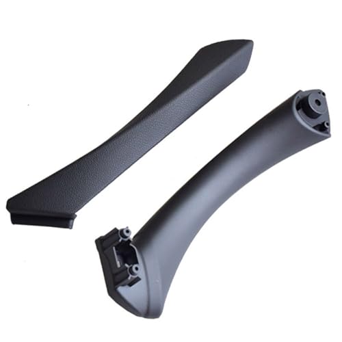 SAMWDK Türinnengriff Für E90 Für E91 Für 3er-Reihe Auto-Innenausstattung Rechts Links Seite Innentürverkleidung Griff Pull Trim Cover Autotürgriff(Black-2pcs-Left) von SAMWDK
