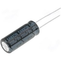 Elektrolytkondensator 3300uF 10Vdc Größe 10X25mm von SAMWHA