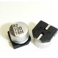 Elektrolytkondensator smd 100uF 16Vdc Größen 6,3x5,mm von SAMWHA