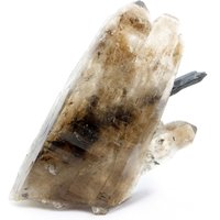 Aegerine On Double Terminated Smokey Quartz, Zomba Mnt, Malawi von SAMineralShop