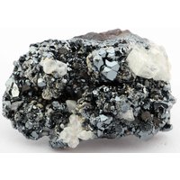 Barit Und Calcit Auf Hämatit, N'chwaning Ii, Südafrika Barit Und Calcit Auf Hämatit, N'chwaning Ii, Südafrika von SAMineralShop