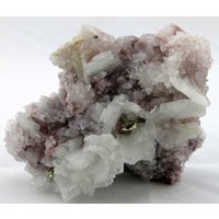 Calcit Und Barit Auf Pyrit Mit Rotem Hämatit, N'chwaning I, Südafrika Calcit Und Barit Auf Pyrit Mit Rotem Hämatit, N'chwaning I, Südafrika von SAMineralShop