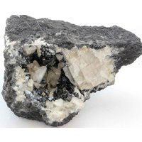 Calcit Und Hausmannit Im Vug, N'chwaning Ii, Südafrika von SAMineralShop