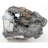 Hämatit Und Calcit Auf Matrix, N'chwaning Ii, Südafrika von SAMineralShop