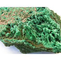 Hellgrün Samt Wie Malachit Röhren Cluster, Mashamba West, Drc von SAMineralShop