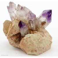 Neuer Fund Amethyst Quarz Auf Feldspar Kristalle, Brandberg Mnt, Namibia von SAMineralShop