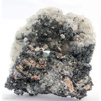 Oyellite, Hausmannit Und Hämatit Auf Calcit Cluster, N'chwaning Ii, Südafrika Oyellite, Hausmannit Und Hämatit Auf Calcit Cluster, N'chwaning Ii, Südafrika von SAMineralShop