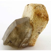 Quarz Und Turmalin Auf Feldspar Crystal, Erongo Mnt, Namibia Quarz Und Turmalin Auf Feldspar Crystal, Erongo Mnt, Namibia von SAMineralShop