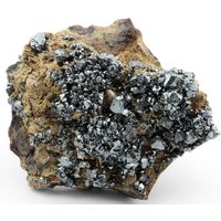 Silvery Hämatit Auf Matrix, N'chwaning Ii, Südafrika von SAMineralShop