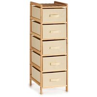 Breiter Schrank mit 5 cremefarbenen Schubladen aus der KIPIT-Kollektion - San Ignacio Breiter Schrank mit 5 cremefarbenen Schubladen aus der KIPIT-Kollektion - San Ignacio von SAN IGNACIO