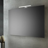 Rahmenloser Badspiegel 100x80 cm mit LED-Lampe Spiegel ohne Licht von SAN MARCO